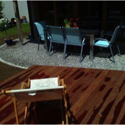 Sitzplatz Holz Wangen - Maliqi Gartenbau
