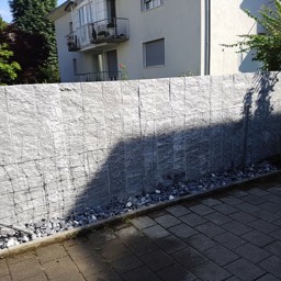 Tessinger Granitstellen Zürich - Maliqi Gartenbau